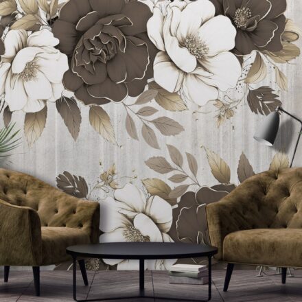 Nagy virágos vlies fotótapéta