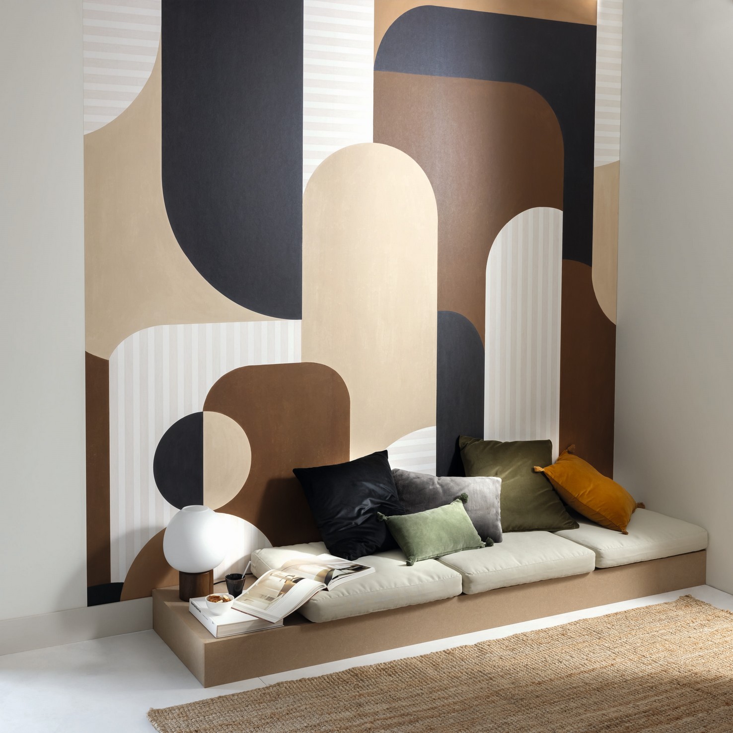 Design fotótapéta barna absztrakt mintával CA0118 (2) Design fotótapéta barna absztrakt mintával