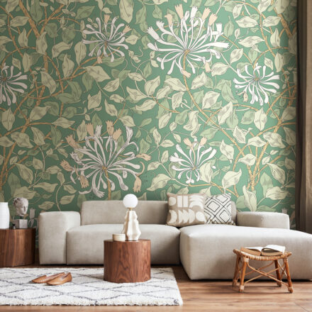 Fototapeta-vilagos-zold-kuszoviragokkal