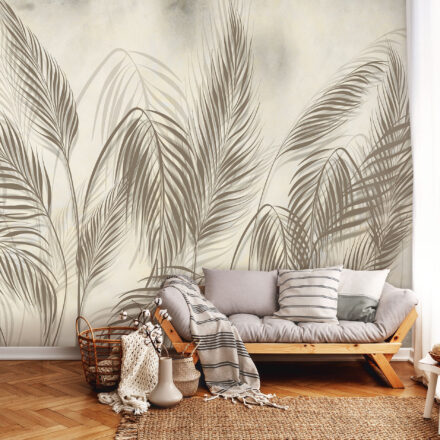 Elegáns levélmintás fotótapéta