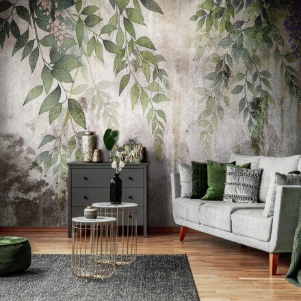 Fotótapéta hangulatos levélmintával