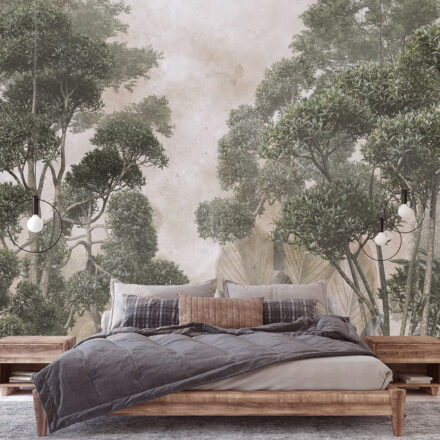 Hangulatos fotótapéta lombos fákkal