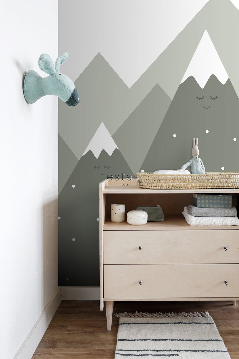 Szürkés zöld skandináv hegyvidékes fotótapéta ES0057 (1) Szürkés zöld skandináv hegyvidékes fotótapéta