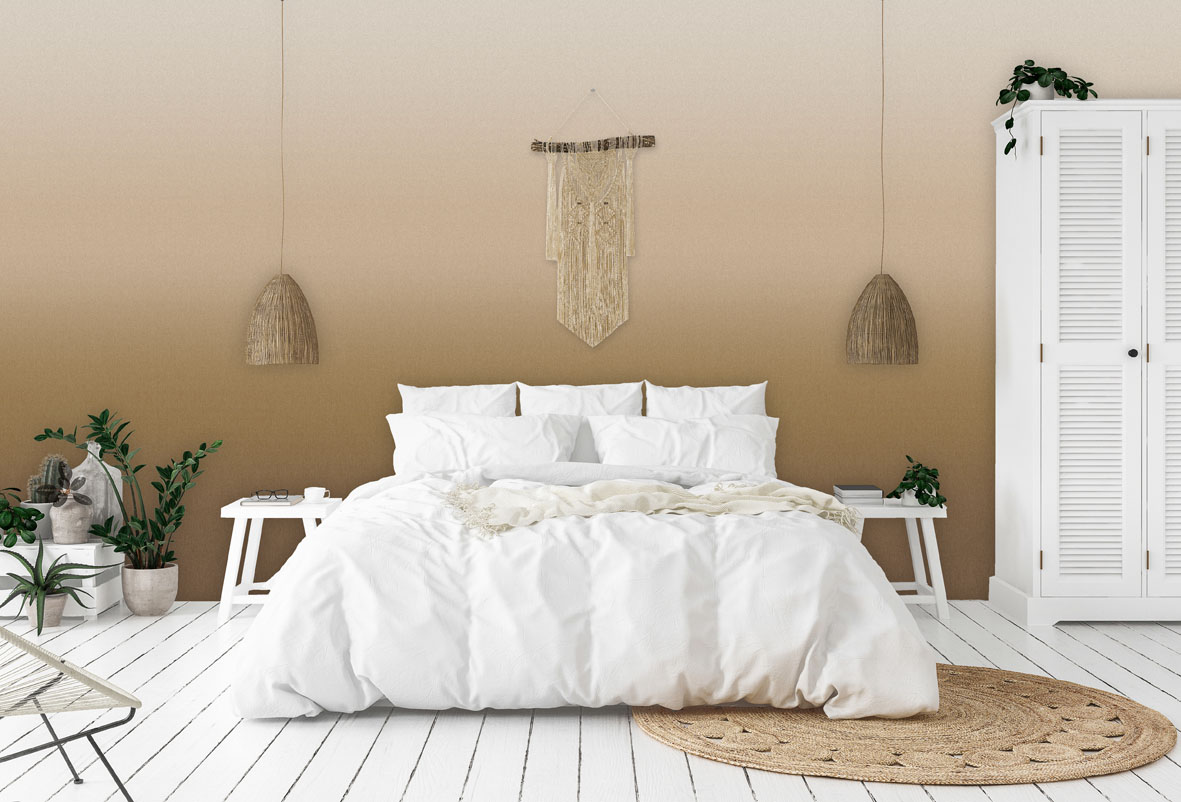 Scandi-boho style bedroom