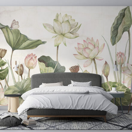 Fotótapéta óriási tavirózsákkal