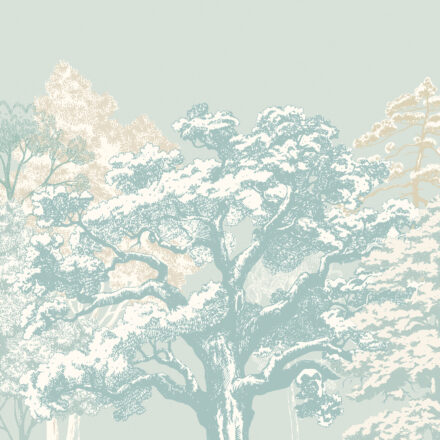 Kék fotótapéta finoman rajzolt famintával OM0280 (4)