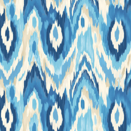 Kék ikat mintás design fotótapéta OM0267 (4)
