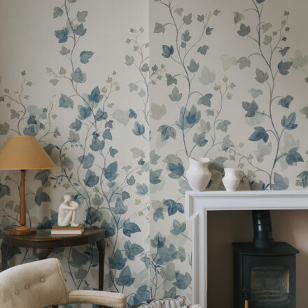 Kék borostyán leveles fotótapéta