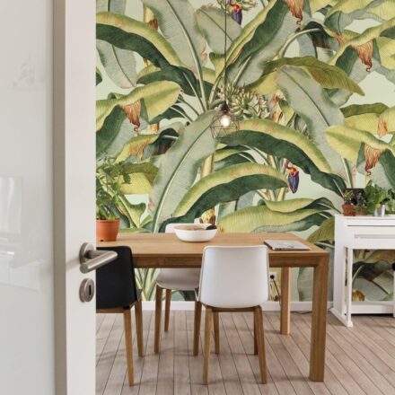 Trópusi banánleveles fotótapéta