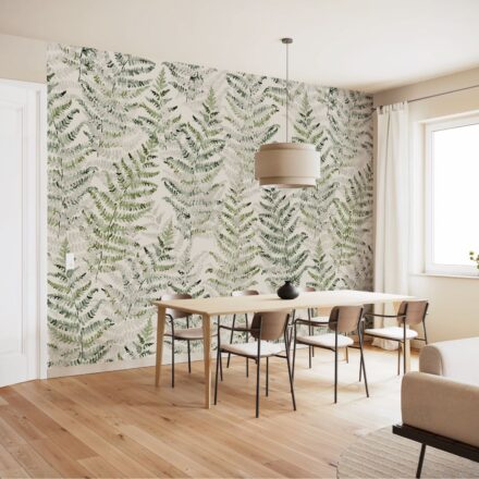 Zöld páfrány mintás fotótapéta
